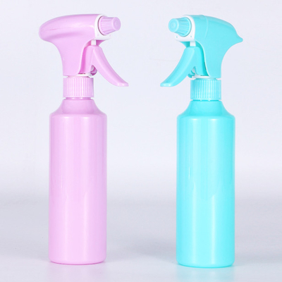 Garrafa cosmética de formação de espuma 24MM do pulverizador do disparador do PE 100ml azul cor-de-rosa
