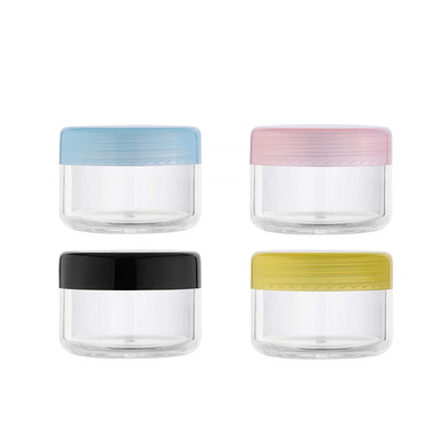 Frascos plásticos vazios do frasco de creme cosmético do ODM 10ml com tampão dos PP