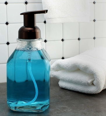 A bomba da loção do ANIMAL DE ESTIMAÇÃO 500ml do preto de LinDeer engarrafa transparente