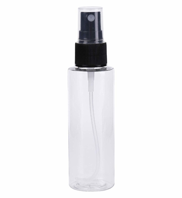 Frascos 100ml cosméticos plásticos do ANIMAL DE ESTIMAÇÃO transparente com bomba de 24mm