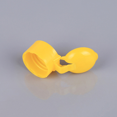 tampões de garrafa cosméticos Flip Top Plastic Dispensing Caps de 24mm