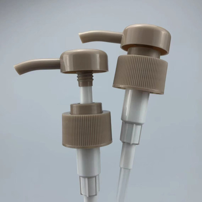 Bomba da garrafa do pulverizador dos PP 24MM da bomba do distribuidor da loção de Brown