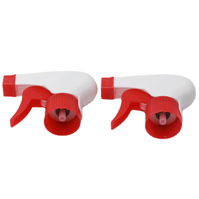 Disparador vermelho do pulverizador do polipropileno 28mm para garrafas plásticas