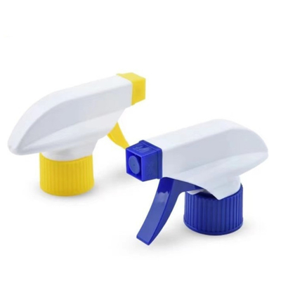 28/410 de branco azul amarelo de formação de espuma da cabeça plástica do pulverizador do disparador