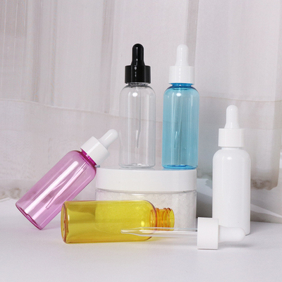 Garrafa de óleo essencial plástica do ANIMAL DE ESTIMAÇÃO 100ml dos PP com conta-gotas
