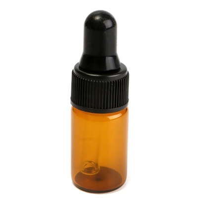 o óleo 5ml essencial engarrafa garrafas de vidro pequenas do conta-gotas de Brown