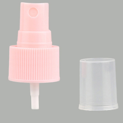 Os pulverizadores cosméticos da névoa do preto 24MM do rosa da garrafa do ANIMAL DE ESTIMAÇÃO bombeiam com tubo
