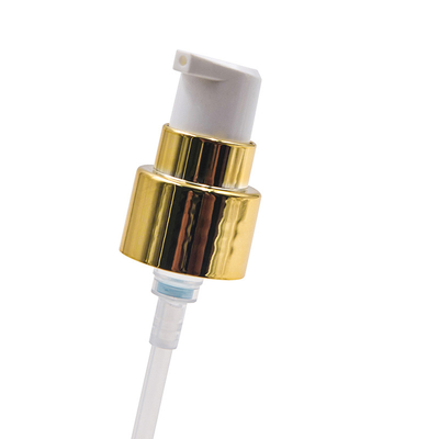 Bomba cosmética do distribuidor do ouro da bomba de mão 20mm/410 do polipropileno