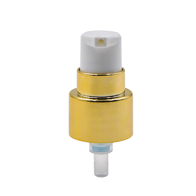 Bomba cosmética do distribuidor do ouro da bomba de mão 20mm/410 do polipropileno