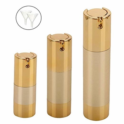 A bomba mal ventilada do ouro pequeno técnico UV engarrafa 15ml 30ml 50ml