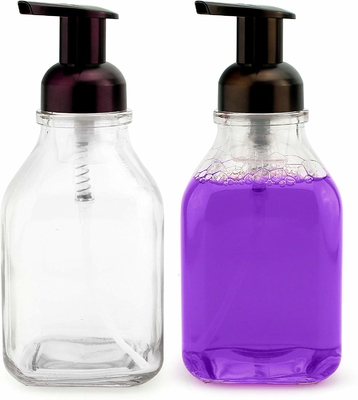 A bomba da loção do ANIMAL DE ESTIMAÇÃO 500ml do preto de LinDeer engarrafa transparente