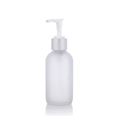 LinDeer 100ml branco geou o ODM de vidro da garrafa da loção da bomba